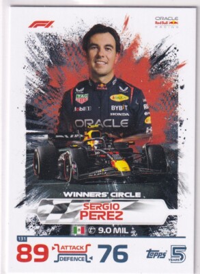 Topps F1 Turbo Attax 2024 Formel 1 No. 131 Sergio Perez Winners' Circle