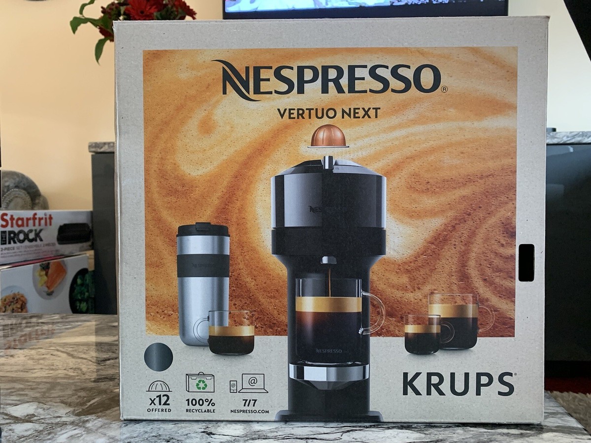 Comparer les prix : Machine à Café Nespresso Krups Vertuo Next Bleu Cafetière Espresso YY4974FD | Comparateur