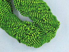 BLACK & FL. CHARTREUSE VARIEGATED NYLON CHENI...