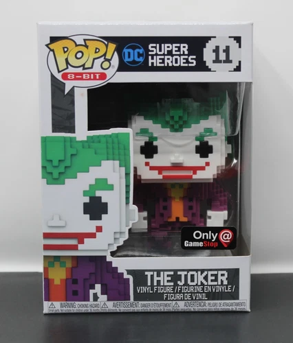 THE JOKER (8-BIT) - DC SUPER HEROES - #11 - GAME STOP EXCLUSIVE - FUNKO POP