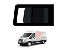Left Hand Sliding Door Opening Dark Tint Window for Ford Transit MK8 (2014 on)