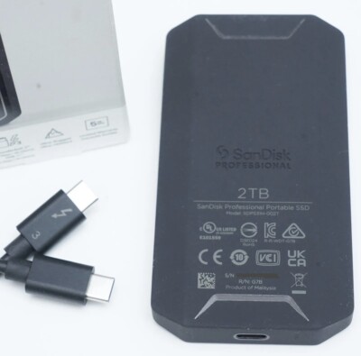 SanDisk Professional PRO-G40 2TB USB 3.2 Gen 2 Type-C Portable