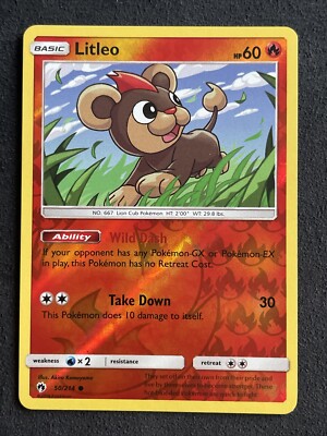 2018 Pokemon SM Lost Thunder 50/214 Littleo Reverse
