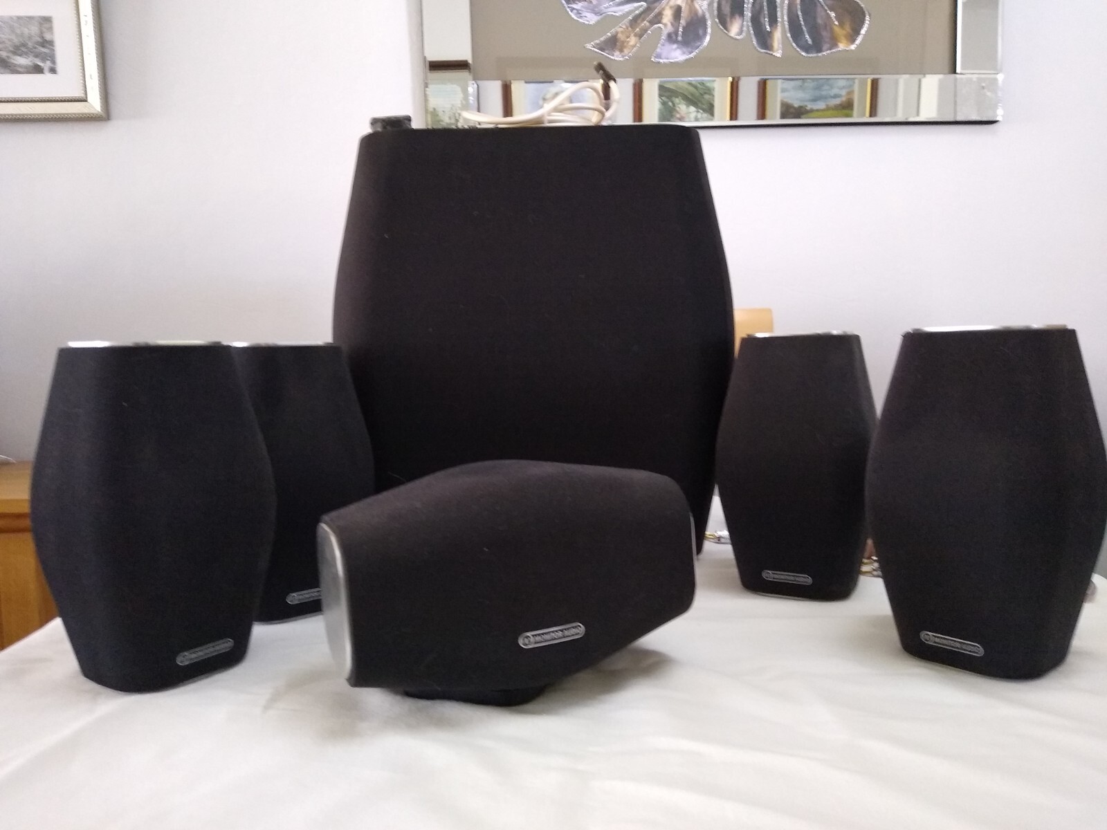 Monitor Audio Mass W200 Speakers and Subwoofer eBay