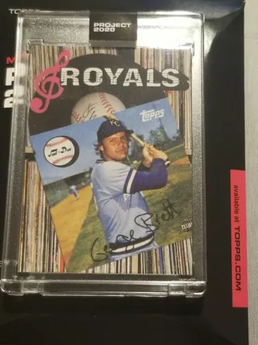 Topps Project 2020 George Brett Royals w/box by Don C #212 only 3,002