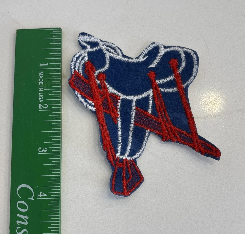 VTG Lot Of 39 Horse Sew On Patches Saddle 12 Black, 6 White, 6 Brown, 15 Blue - Image 2 of 2