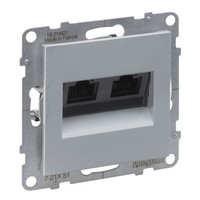 RJ45 Dual Computer Steckdose Kat 5E Utp Suno 721351