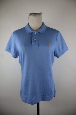 RALPH LAUREN DAMEN POLOSHIRT BAUMWOLLE GR L WOMAN T-SHIRT CASUAL VINTAGE COTTON