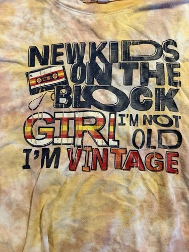 NKOTB Girl I’m Not Old I’m Vintage New Kids on the Block 3XL Vintage vintage concert t-shirt, vintage, size 3XL, single stitch, B+ condition
