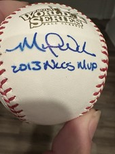Michael Wacha 2013 World Series Signed Baseball With 2013 NLCS MVP INSCRIPTIONS