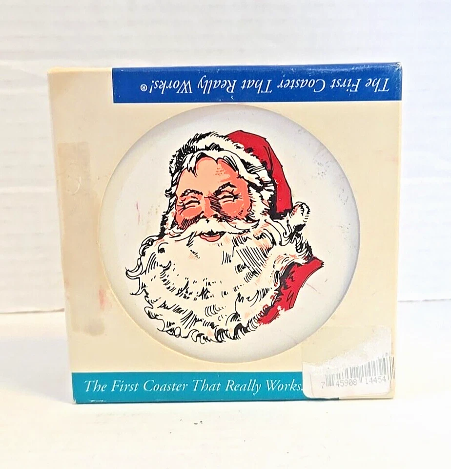 CoasterStone Christmas Coasters Set Of 4 Santa Tree Stocking Bells Holiday - Image 2 of 4