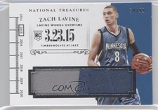 2014-15 Panini National Treasures Timelines /99 Zach LaVine #T-ZL Rookie RC