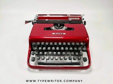 Limited Edition Olivetti Pluma 22 Coral Red, Vintage, Mint Condition, Manual thumbnail