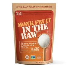 Monk Fruit In The Raw Sweetener Baker's Bag, 16 oz., 16 Ounce (Pack of 1) 