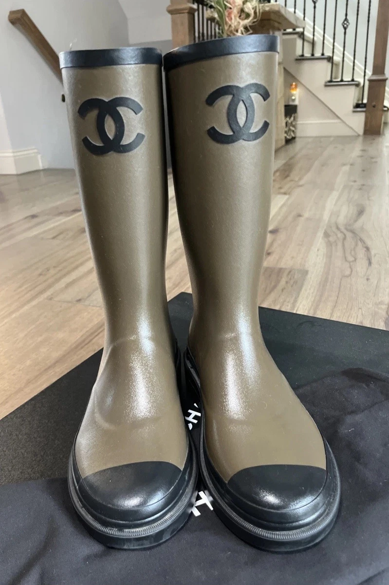 CHANEL M Rubber Boots for Women for sale - eBay