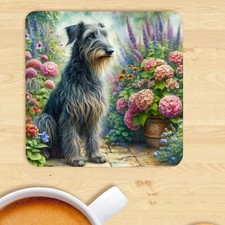 Scottish Deerhound Coaster, Watercolour Print,  Gift, Present