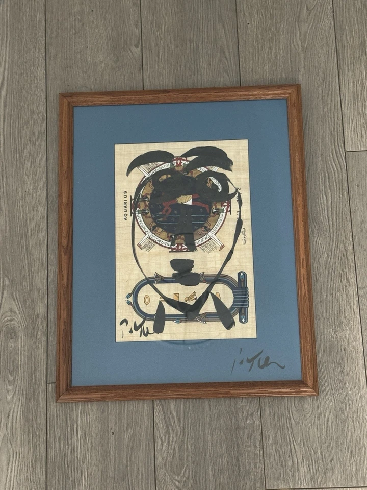 PETER KEIL - OBRAS DE ARTE DE CALIDAD RARA. Acuario. "Enmarcado 16x20""". Suspirado dos veces Foto 4 de 4