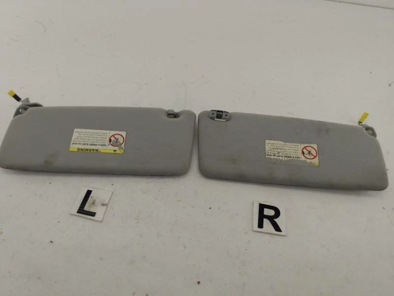 Par de parasoles con espejos retrovisores de tocador para BMW 540i E39 sedán 1997-2003 Foto 2 de 4