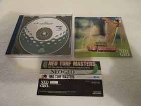 NEO TURF MASTERS NEOGEO CD ENGLISH USA VERSION AUTHENTIC w/SPINE CARD RARE SNK