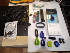 Fitbit Lot Of 5 Zip Wireless Activity Steps Calorie Activity Tracker Cords Bands