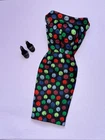 VINTAGE BARBIE APPLE PRINT SHEATH #917