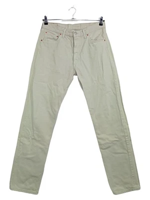 Levi Strauss & Co. Jean Homme Beige Regular 501 Casual (EU 50, INT L, W34) - Photo 1/2