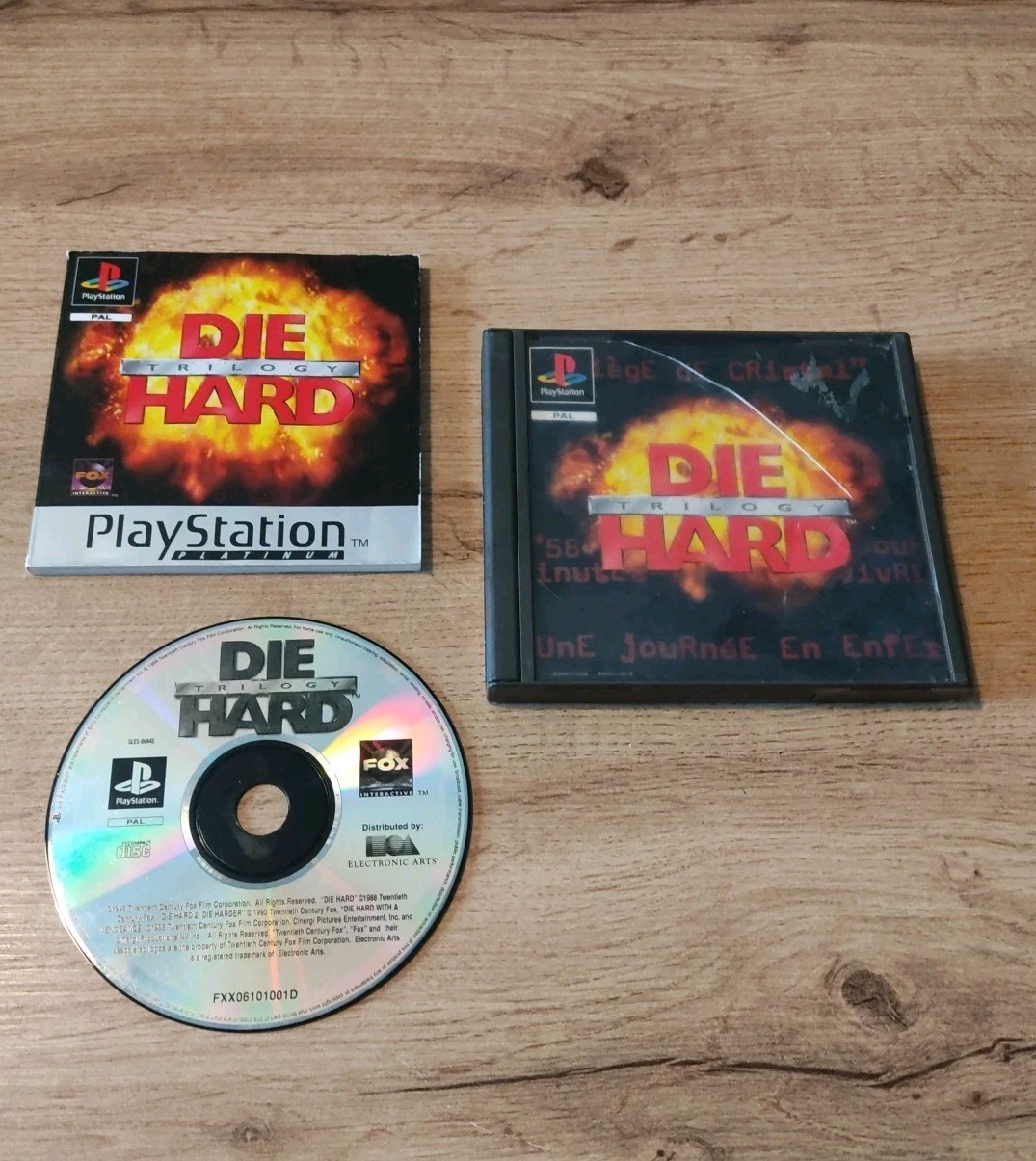 Die Hard Trilogy / Complet / Playstation 1 / PS1 / Pal Fr