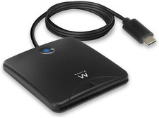 Ewent, Lettore Di Smart Card USB-C Smart Card Reader USB Tipo C, Lettore CNS E 