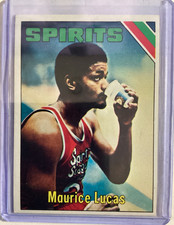 1975 Topps Maurice Lucas Rookie (RC) #293 St. Louis Spirits