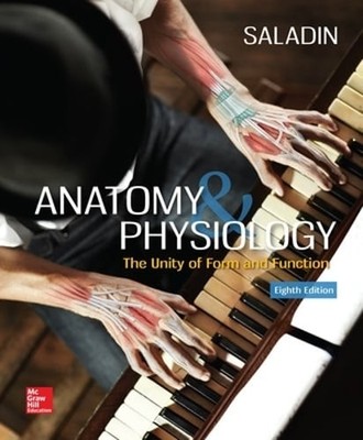 Anatomy & Physiology: The Unity of Form and Function by Kenneth Saladin: Used