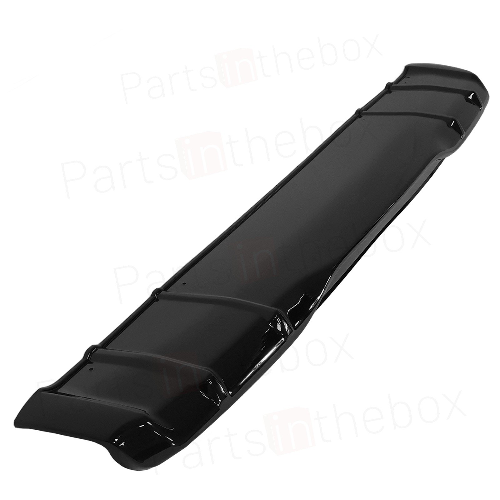 For 2022-2025 Civic HPD Style Gloss Black Rear Bumper Diffuser Underbody Spoiler