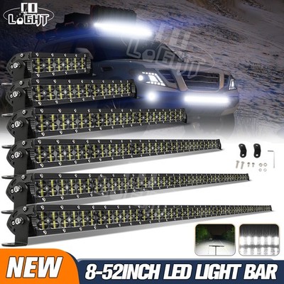 22 32 42 52'' LED Light bar Lichtbalken Arbeitsscheinwerfer Offroad SUV 12V/24V