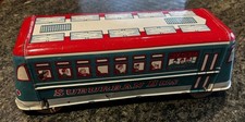 Wolverine Tin Lithographed 24 Inch Suburban Bus EXC Working