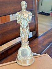 Vintage Weidlich Silversmiths Greek Roman Silverplated Trophy Topper Handcrafted