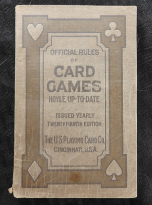 1919-1920 Hoyle bis Zu Datum Offiziell Regeln von Karte Spiele Buch 240 + Seiten
