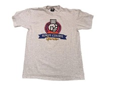 Vintage Licensed Remote Control Operator Grey T-shirt size L Made In USA