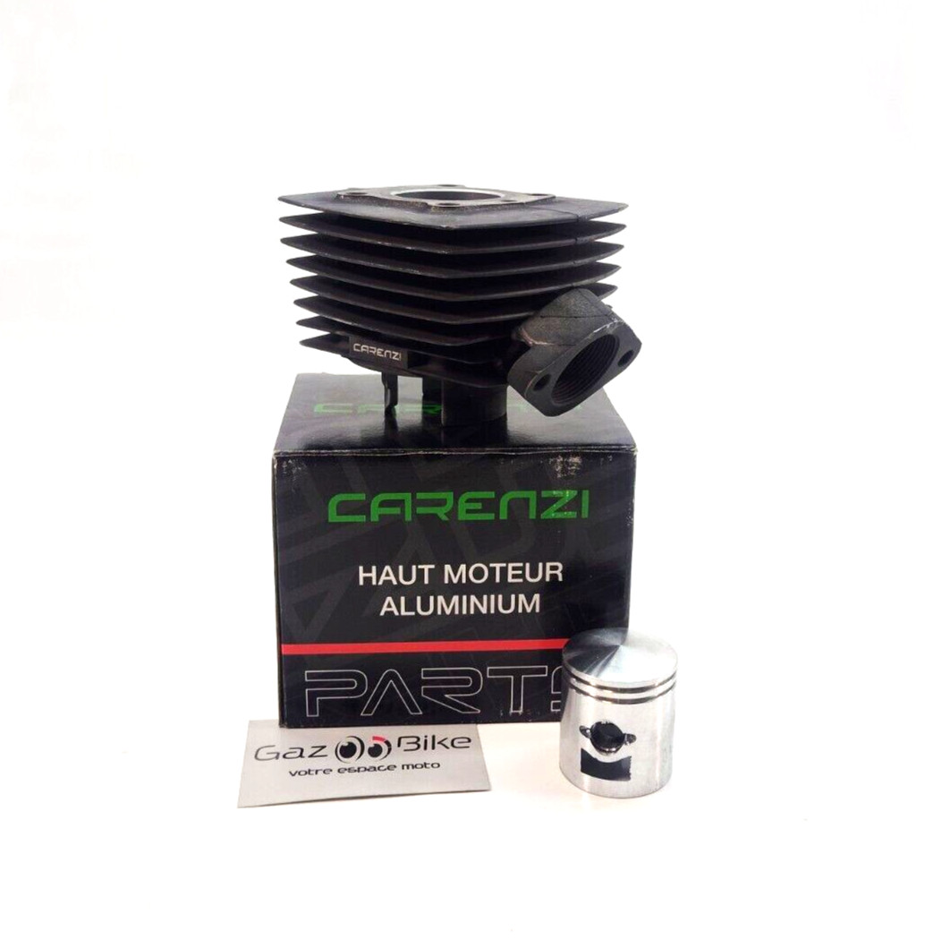 Cylindre piston Carenzi alu Ø40mm pour mobylette Peugeot 103 AC