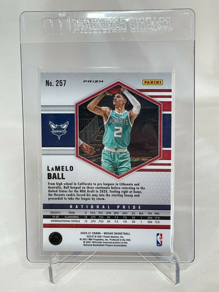 ラメロ　ボール　RC 1920-21 LaMELO Ball Mosaic Blue Reactive NBA Debut Rookie Card