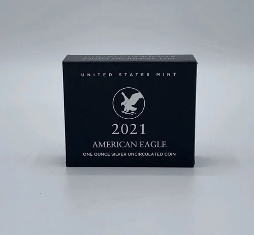 American Eagle 2021 One Ounce Silver Uncirculated Coin 21EGN BRAND NEW