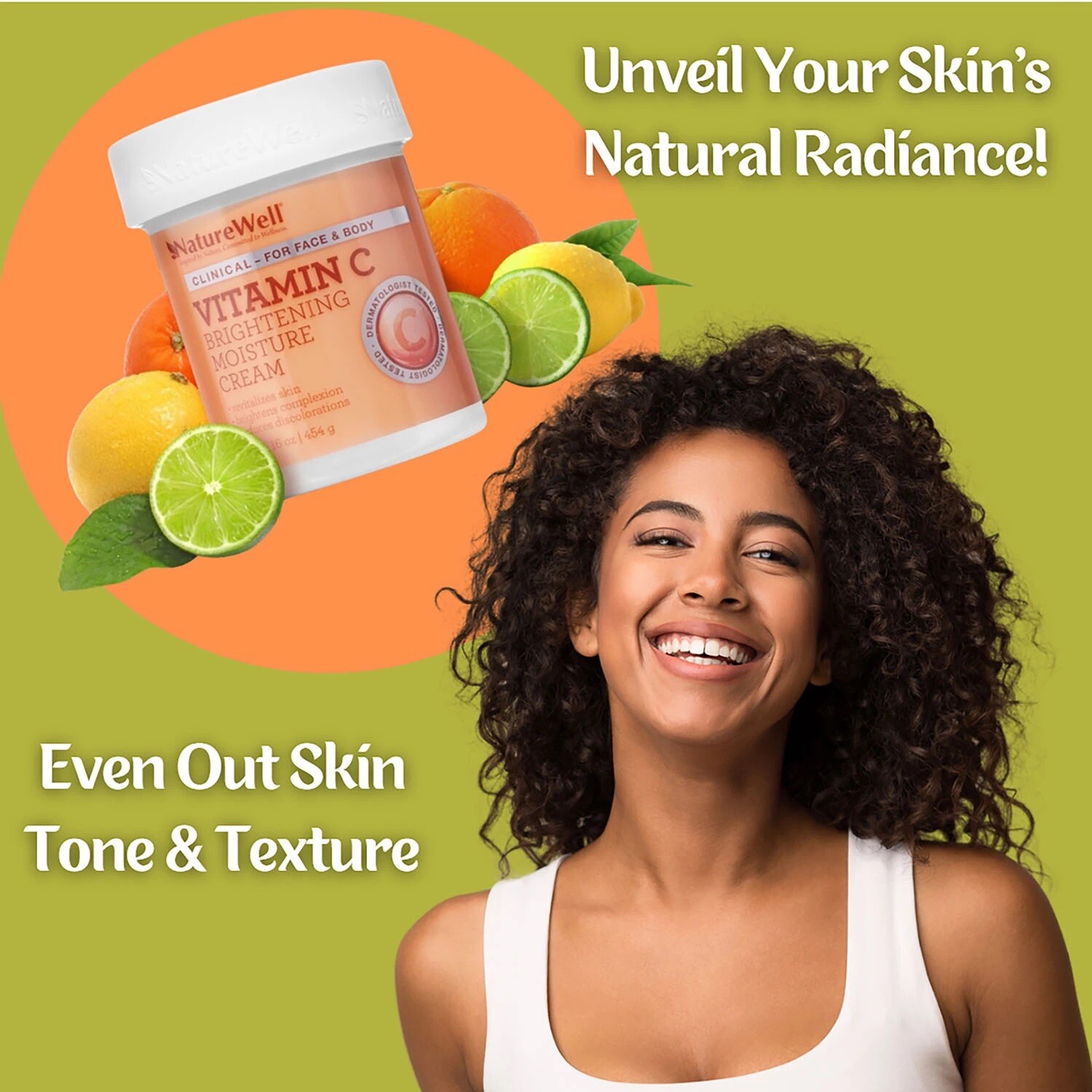 Naturewell Clinical Vitamin C Brightening Moisture Cream (16 Oz.) eBay