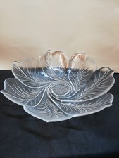 CENTROTAVOLA SOPRAMMOBILE VETRO A PETALI FIORE