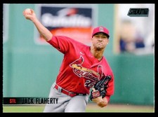 2021 Topps Stadium Club Black Foil  #42  Jack Flaherty