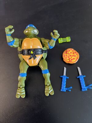 TMNT Ninja Turtle Loose Mutatin Leonardo 1992 Near Complete N2
