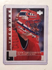 1997-98 Upper Deck Hockey Game Dated José Théodore (#85)