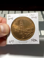 Golden Gate Bridge San Francisco California Medal