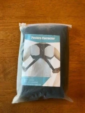 Posture Corrector Unisex Black Adjustable Shoulder Neck Back NWT FAST SHIPPING