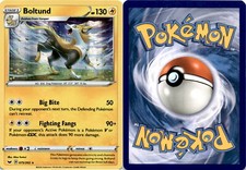 2020 Pokemon, Sword & Shield, #75/202 Boltund, Holo Rare