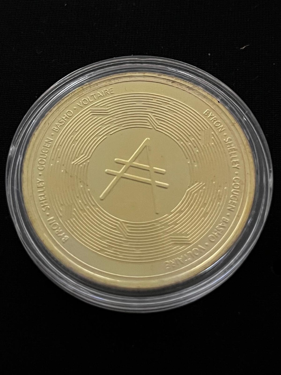 ADA (CARDANO) Commemorative Coin Limited Edition Collectible Coin-GOLD  PLATED | eBay UK