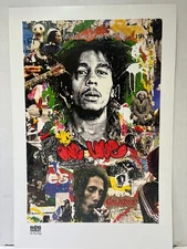 BOB MARLEY ONE LOVE EXPERIENCE Mr Brainwash POSTER 36X24 REPRINT