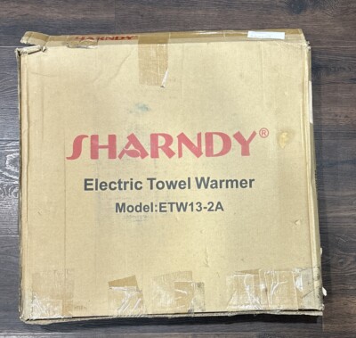SHARNDY Towel Warmer with Built-in Timer ETW13-2A for Bathroom Wall Mounted B...